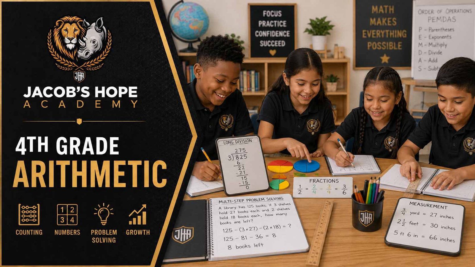 JHA | 4th Grade | Arithmetic